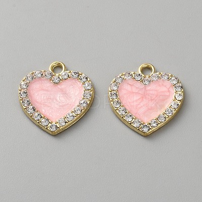 Alloy Enamel Pendants ENAM-F153-01G-1