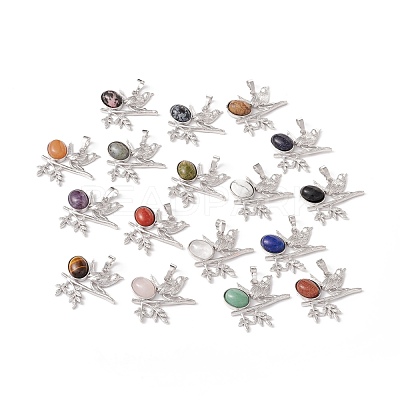 Natural & Synthetic Gemstone Pendants G-E150-03P-1