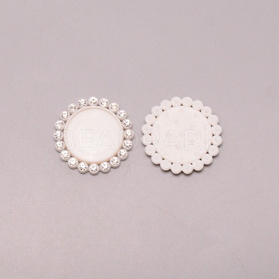 Plastic Cabochon Settings KY-WH0096-39A-1