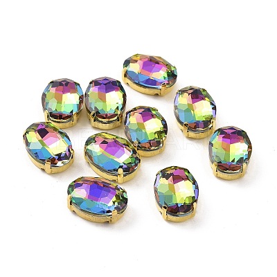 Oval Sew on Rhinestone DIY-E062-06G-A05-1