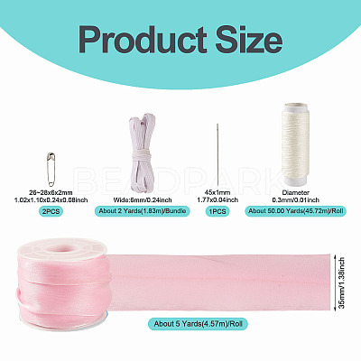 DIY Hair Tie Making Kits DIY-TA0015-81F-1