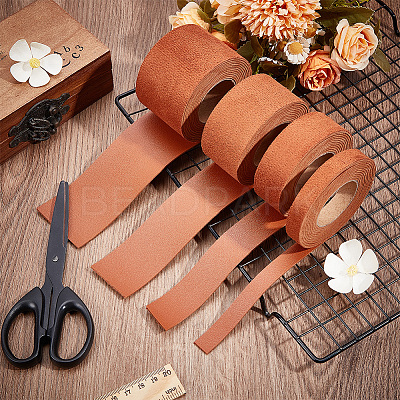 2M PVC Imitation Leather Ribbons SRIB-WH0011-126C-04-1