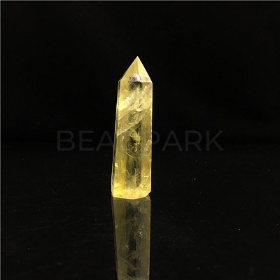 Point Tower Natural Citrine Home Display Decoration PW23030652948-1