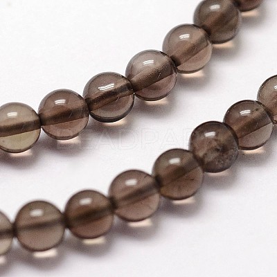 Natural Smoky Quartz Beads Strands LS-G-N0195-02-3mm-1