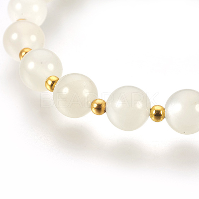 Natural Mixed Stone Bracelets Sets BJEW-JB03913-1