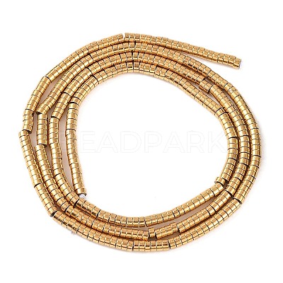 Electroplated Synthetic Non-magnetic Hematite Beads Strands G-H027-G01-01-1