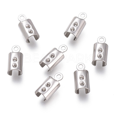 Tarnish Resistant 304 Stainless Steel Folding Crimp Ends STAS-O130-03D-1