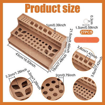 MDF Tools Storage Layered Stands ODIS-WH0078-77-1
