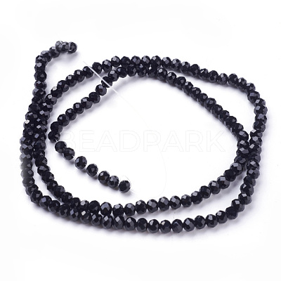 Glass Beads Strands EGLA-J042-4mm-08-1