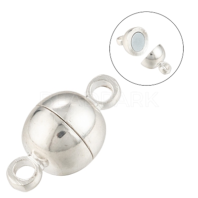 Brass Magnetic Clasps with Loops MC019-NFS-1