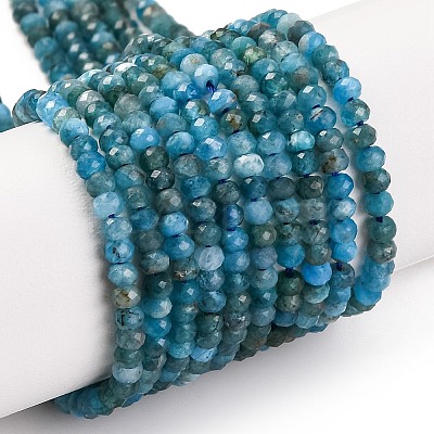 Natural Apatite Beads Strands X-G-F770-D09-02B-1