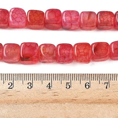 Natural Dragon Veins Agate Beads Strands G-G177-E09-05-1