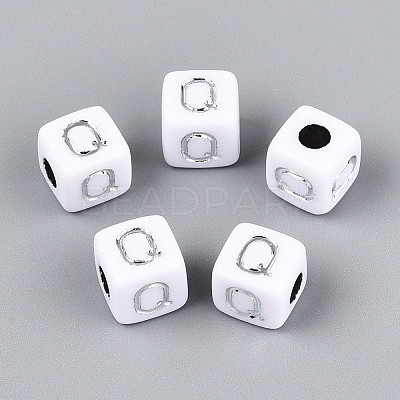 Opaque Acrylic Beads SACR-T035-03Q-1