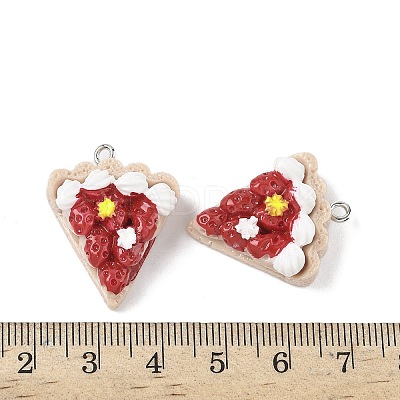 Opaque Resin Pendants FIND-Z092-01P-01-1