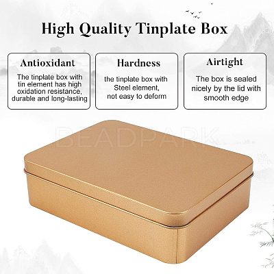 Rectangular Empty Tinplate Boxes CON-OC0001-06MG-1