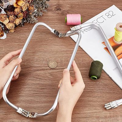 2Pcs Aluminum Bag Handle FIND-CA0004-80A-1