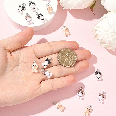 15Pcs 3 Colors Resin Charm RESI-YW0005-70-1