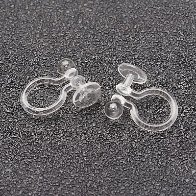 Plastic Clip-on Earring Findings LS-X-KY-F007-03-1