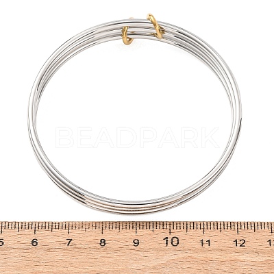 304 Stainless Steel Multi-strand Bangles BJEW-K271-02P-1