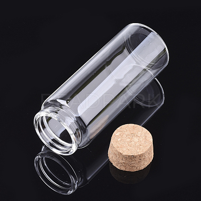 Glass Jar Glass Bottles Bead Containers AJEW-S074-03D-1