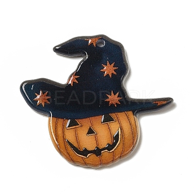 Halloween Printed Acrylic Pendants MACR-G059-03A-1