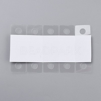 Transparent PVC Self Adhesive Hang Tabs CDIS-Z001-03A-1