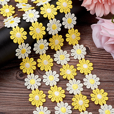 Colorful Polyester Lace Trim OCOR-TA0001-34H-1