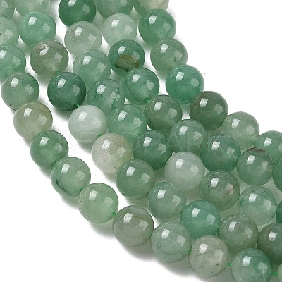 Natural Green Aventurine Beads Strands G-E380-02-4mm-1