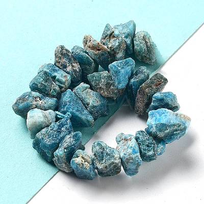 Raw Rough Natural Apatite Beads Strands G-P528-A15-01-1