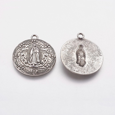 Alloy Lady of Guadalupe Pendants LS-PALLOY-A20033-AS-FF-1