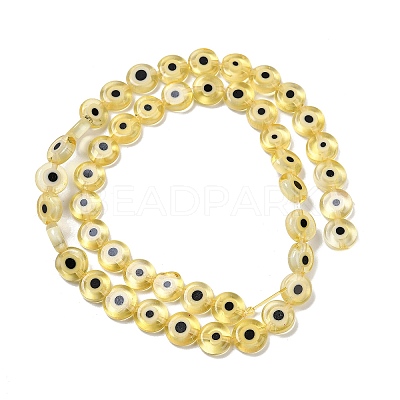 Handmade Evil Eye Lampwork Beads Strands LAMP-G164-10B-05-1