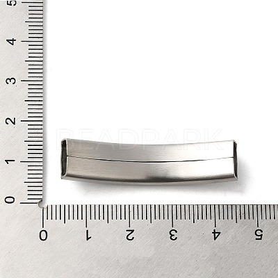 Non-Tarnish 304 Stainless Steel Tube Beads STAS-Z045-05D-P-1