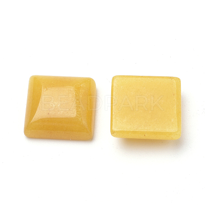Natural White Jade Cabochons G-Q975-10x10-09-1
