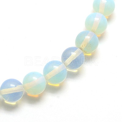 Opalite Round Beads Strands X-G-O047-08-10mm-1