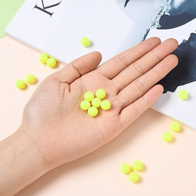 Fluorescent Acrylic Beads MACR-R517-10mm-01-1