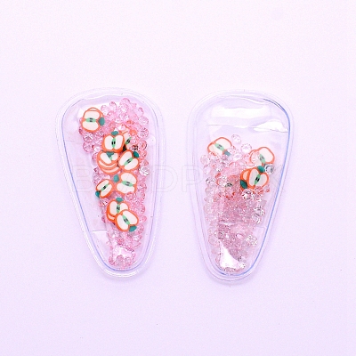 Plastic with Resin and Polymer Clay Accessories RESI-CJC0007-32B-1