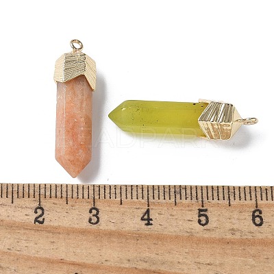 Natural Mixed Stone Faceted Pendants G-G181-03G-M-1
