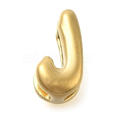 Ion Plating(IP) 304 Stainless Steel Slide Charms STAS-B075-37G-J-1