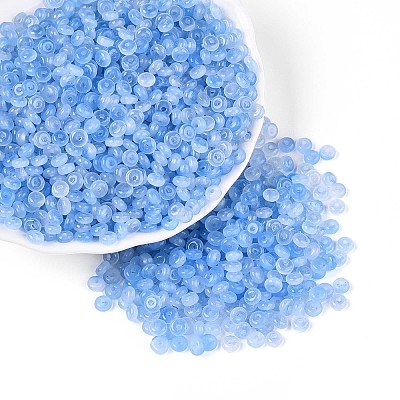 Baking Paint Glass Seed Beads GLAA-T023-43D-1