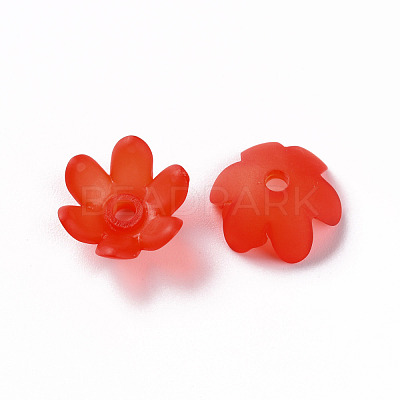 Frosted Acrylic Bead Caps MACR-S371-07A-712-1