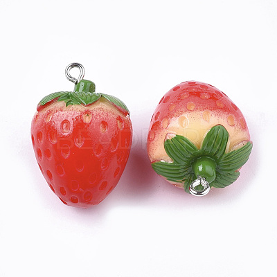 Resin Pendants X-RESI-T028-25-1