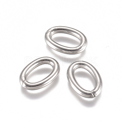 Tarnish Resistant 304 Stainless Steel Open Jump Rings X-STAS-L234-144F-1