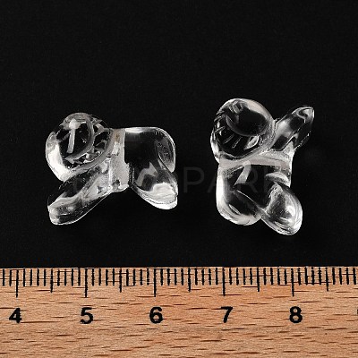 Chinese Zodiac Natural Quartz Crystal Carved Beads G-D300-01E-1