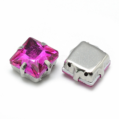 Sew on Rhinestone RGLA-T037-8x8mm-10-1