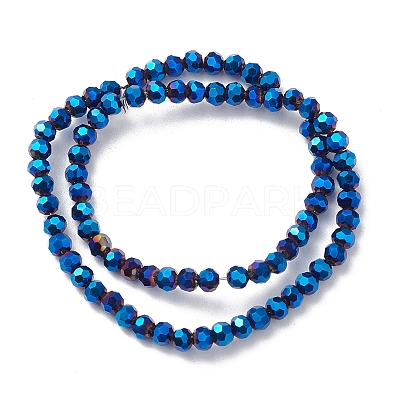 Electroplate Glass Beads Strands EGLA-K015-10A-1