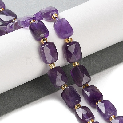 Natural Amethyst Beads Strands G-H061-A13-01-1