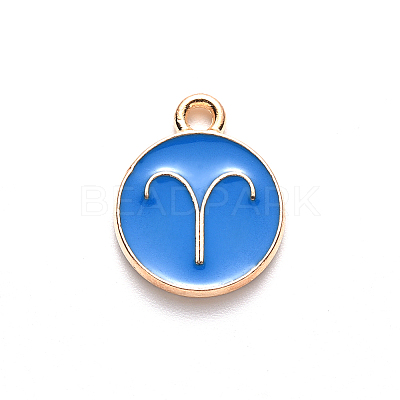 Alloy Enamel Pendants LS-ENAM-S124-01A-02A-1