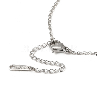 Rotatable Spinner Brass Micro Pave Clear Cubic Zirconia Pendant Necklaces NJEW-K269-06P-1