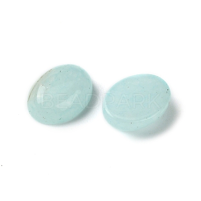 Natural White Jade Cabochons G-A094-01B-30-1