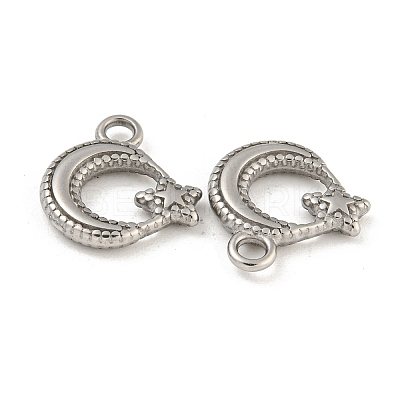 Non-Tarnish 304 Stainless Steel Charms STAS-N103-124P-1